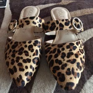 Flats—Real calf hair leopard flats